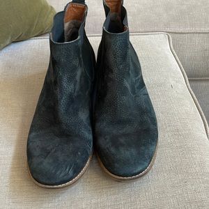 Lucky black suede booties